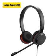 Jabra Evolve 30 Wired Headset Noise Cancelling Microphone USB Plug and Play Headphone