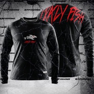 Crazy Fish Men's Fishing Shirt | Go Crazy for Fishing - Performance Angler Top for Casual Wear