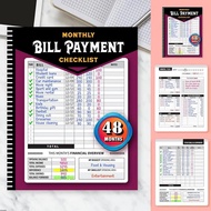 (CMGV) Bill Tracker Notebook Monthly Financial Budgeting Management Book for Family Expense Tracker 