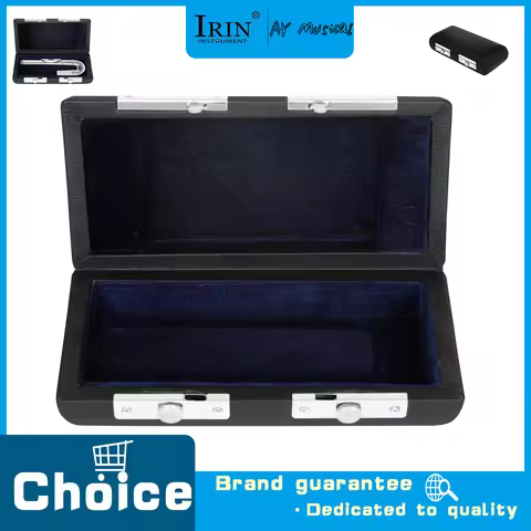 Leather Flute Curved Headjoint Storage Case Flute Neck Head Box Dust-proof Empty Box for Daily Stora