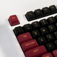 GMK Red Black Keycap, 149 Keys PBT Keycaps CSA Profile DYE-SUB Personalized For MX Switches Mechanic