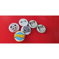 1 Inch Button pin | Pin Badge | Small Pin Badge - Kryptik Design