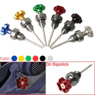 1 Pcs Oil Dipstick Filler Cap Plug for GY6 Scooter Motorcycle Engine Crankcase Oil Level Gauge Unive