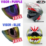 100% ORIGINAL KYT Helmet NFJ SUPER KIP CASCO Open Face Double Visor Accessories