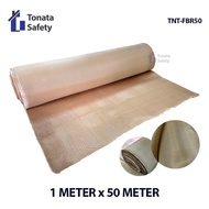 FIRE BLANKET ROLL HT800 / SELIMUT API 1 METER X 50 METER / FULL ROLL - SAFETYTOOLS