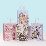 Capybara/Labubu Paper Bag Goodies Bag For Kid Bag Party Cartoon Beg Hadiah Murah Hari Kanak Kanak Ch