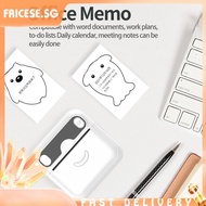 [fricese.sg] Inkless Bluetooth-compatible Printer Self-adhesive Sticker Photo Thermal Printer