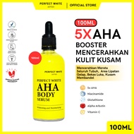 Perfect WHITE AHA Body Serum Whitening AHA Body Booster Serum Whitening Body AHA Serum
