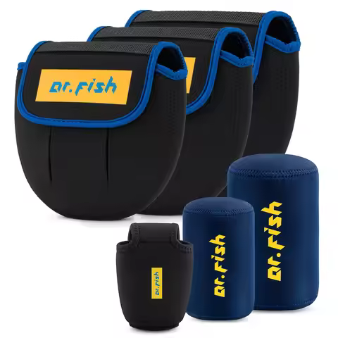 Neoprene Fishing Reel Bag,for Spinning Casting Drum Reel Trolling Reel,Reel Storage Case Cover Pouch
