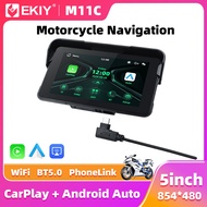 M11C 5 inch Digital Motorcycle Dashboard Motorcycle Navigation Wireless CarPlay Android Auto Wifi Bl