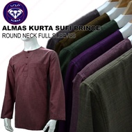 ALMAS KURTA SUFI PRINCE ROUND NECK FULL SLEEVES