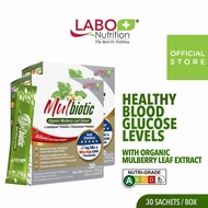[2 Boxes] LABO Nutrition Mulbiotic Sachet Natural Glucose Support for Sugar Diabetes - Organic Mulberry Leaf Extract