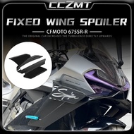 For CFMOTO 675SR 675SR-R 675SRR 675sr-r Motorcycle Fixed Wind Wing Front Aerodynamic Winglet Carbon 