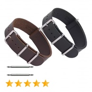 Nato Zulu leather Strap nato watch Strap