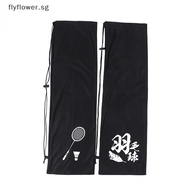 【Spot goods】 Badminton Racket Cover Bag Soft Storage Bag Drawstring Pocket Portable Badminton Racket Cover Protection Storage Bag （syl）