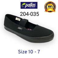 Pallas Jazz Kasut hitam Perempuan 204-035/306-035/lady black shoe