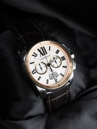 Cartier 卡地亚 Pre-Owned Calibre De Cartier Chronograph W7100043 / 3578 with box and papers