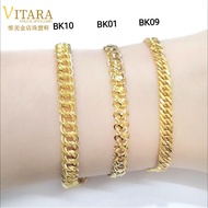 Emas 916 Gelang Tangan/ Rantai Tangan Vitara/ Lipan/ Coco | Gold 916 Bracelets BK01+