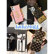 🔥WOW.MALL🔥9076 Compatible for iPhone luxury square casing for Xs max 11 12 13 pro max