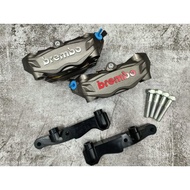 Brembo Caliper M3 K50 100mm 4 Pot Front Kawasaki Z900 Rear P34 2Pot Original With Bracket Free Screw