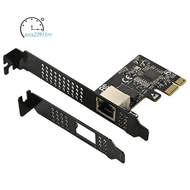 5GB PCIE Network Card PCI Express X1 to RJ45 Gigabit Ethernet Service Network Card 10/100/1000M/2.5G