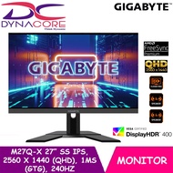 GIGABYTE M27Q-X 27'' 240Hz Gaming monitor with, SS IPS, 2560 x 1440 QHD, 1ms (GTG) - M27QX - M27Q X"