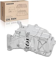 A-Premium Engine Oil Pan Sump with Drain Plug Compatible with Honda Fit 2009-2014, 1.5L, Manual Tran