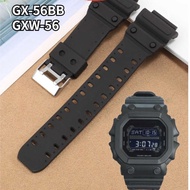 YIFILM Replacement Watch Strap Wristband Para sa G-shock GX-56BB GXW-56 GX56BB GXW56 Breathable Sili
