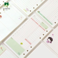 ALANFY Loose Leaf Paper Refill Weekly Agenda To do List A5 A6 Daily Planner Monthly Binder Inside Pa