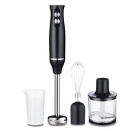 4 in 1 High Power Immersion Hand Stick Blender Mixer Includes Chopper and Smoothie Cup Stainless Ste