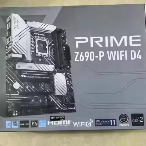 Boxed for ASUS PRIME Z690-P D4 WIFI supports 12 13 14 generation CPU main board