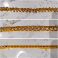 1yard (90cm) Gold Lace/ Gold Lace