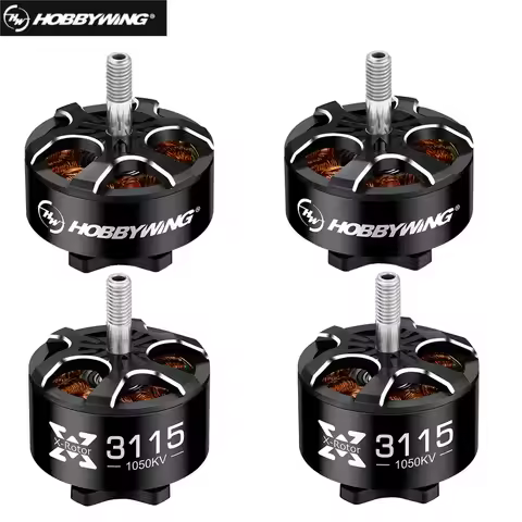 4pcs Hobbywing XRotor 3115 900KV 1050KV 3110 900KV 1150KV 6S Brushless Motor for FPV Freestyle 9inch