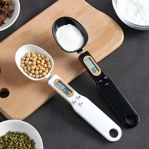 Digital Kitchen Scale 0.1-500g Cooking Flour Milk Coffee Powder Weight Measure Spoon Mini Spoon Scal
