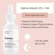 OPTIVIVE Ready Stock [COD] The Ordinary Alpha Arbutin 2% + HA Arbutin