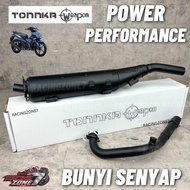 “TERBARU 2025” TONNKA WEAPON BACK PRESSURE EXHAUST Y15ZR LC135 V1-V7 Y16/ 32 35 38 42mm/ TONKA EKZOS
