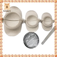 [luxiang.vn] Empanadas Press Mold Maker Set Empanada Molds with Dough Cutter and Stuffing Spoon