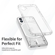 Nothing Phone 1 Phone1 Casing Cover TPU Silicon Soft Full Protective Shell Transparent Clear Case
