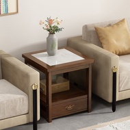 Corner Table Simple Coffee Table Living Room Sofa Solid Wood Small Table 6R Side Table Rock Side Tab