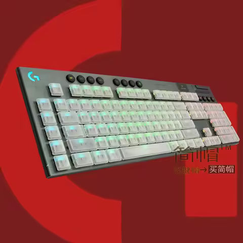 Logitech Keycaps 109 Keys G913/G915 Keycaps Transparent PBT Thermal Sublimation Keys for Logitech G9