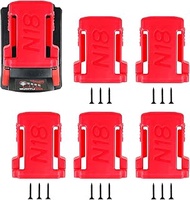 khanka Battery Holder Replacement for Milwaukee M18 18V Battery - Holds M18 18V 1.5/2.0/3.0/4.0/5.0/