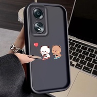 TEMU Phone Case: For Oppo A58/a6x/a6pro/f31/f29/f29pro Simple Couple-themed Cute , Practical And Dur