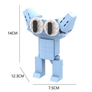 Rainbowed Friends Chapter 2 Building Blocks Cartoon Anime Blue Yellow Monster Character Bricks Movie
