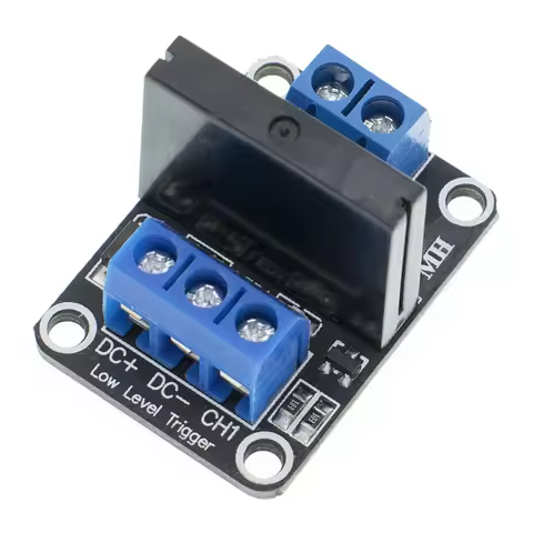 Low Level 5V 1 2 4 8 Channel Solid State Relay Module SSR G3MB-202P 240V 2A Output With Resistive Fu