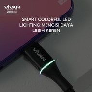 VIVAN VDM100 KABEL DATA usb MICRO USB 2.4A 100CM 200CM QUICK CHARGE or