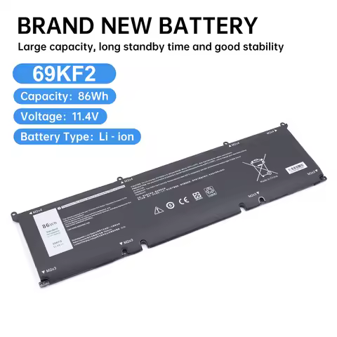69KF2 86WH Battery for DELL XPS 15 9500 9510 9520 9530 Precision 5550 5560 G15 5511 5520 5515 5521 G