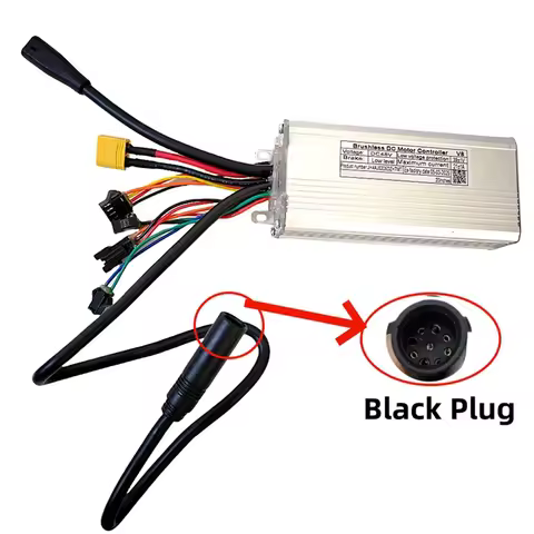 For V8 Electric Bike 48V 21A Controller - Original Electric Bicycle 48V Controller Spare Accessories