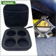 [ztswdx] Lifting Jack Pad Storage Case Protection Portable for 4 Pucks for Tesla