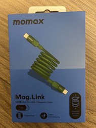 Momax 100w usb-c to usb-c magnetic cable
