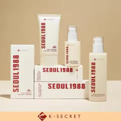 K-secret Seoul 1988 Essence Moisturizing/4% Retinol Eye Cream/Sunscreen/Snail Cream/Face Cleanser Fa